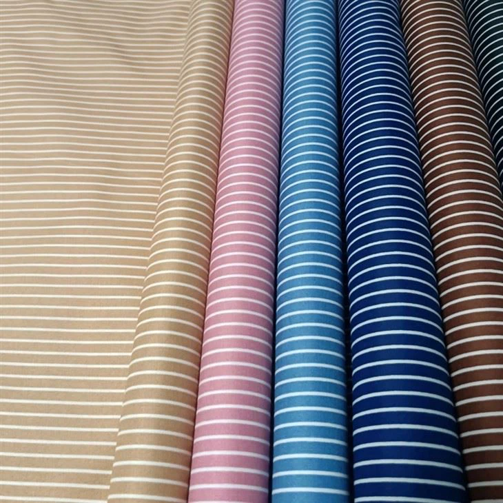 غزل مقلد-قماش مصبوغ نسيج من الألياف الدقيقة مطبوع بخطوط متفرقة